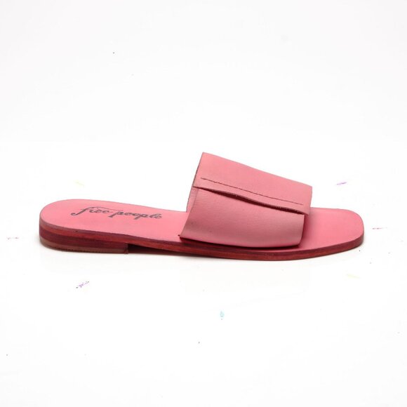 FREE PEOPLE Verona Slide Sandals / Watermelon - Picture 6 of 11